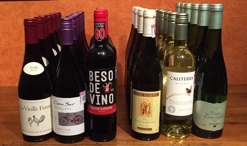 A few good wines with prices you’ll be very comfortable with. Don Day
