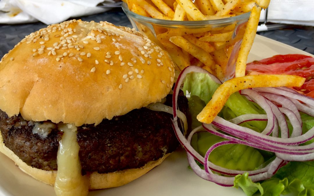 Born to be wild about this burger.