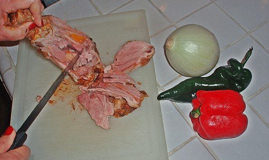 How the little pig lost his leg.
