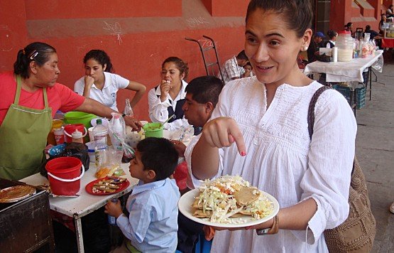 San Miguel seniors get fried on their first ever Fritanga.