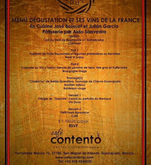 San Miguel finally gets a French restaurant. But for one night only.