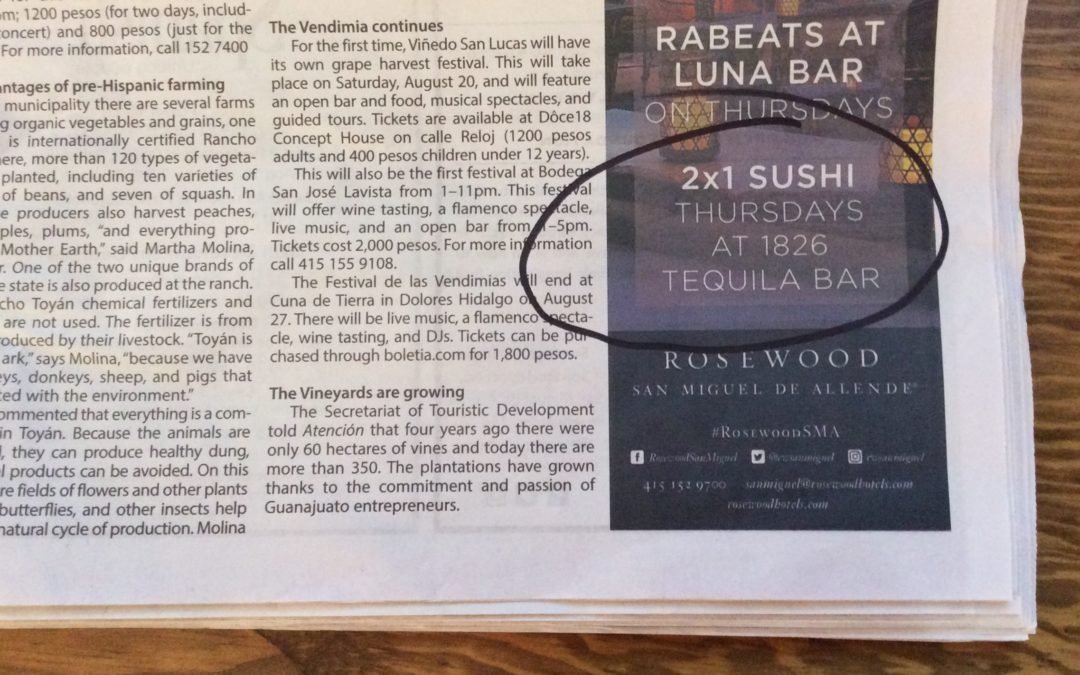 If you knew sushi like Alberto knows sushi.